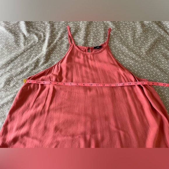 Torrid Flowing Halter Tank Top | Salmon Pink | Torrid Size 0 - Picture 7 of 7
